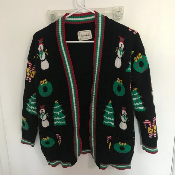 Spadehill Womens Christmas Cable Knit Sweater - Picture 3 of 4